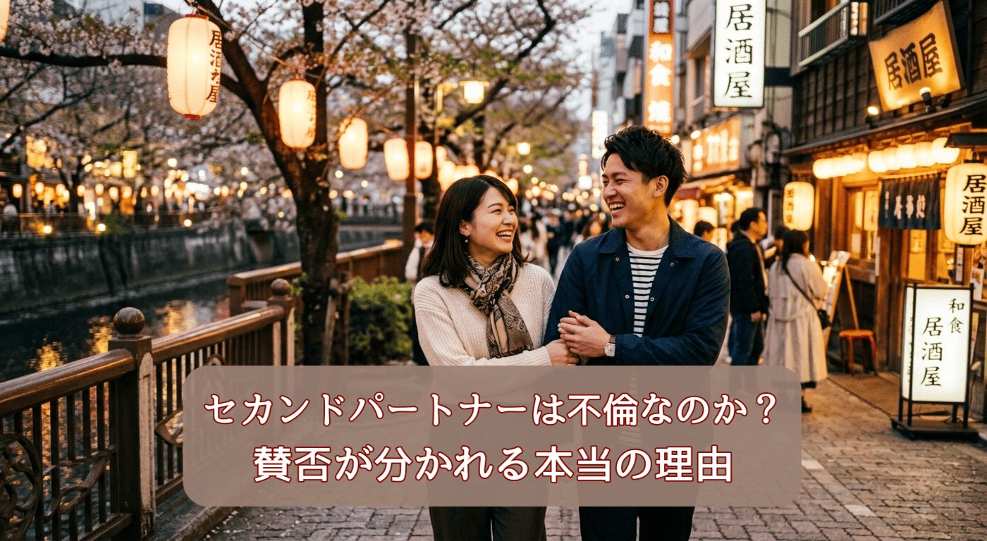セカンドパートナーは不倫なのか？賛否が分かれる本当の理由