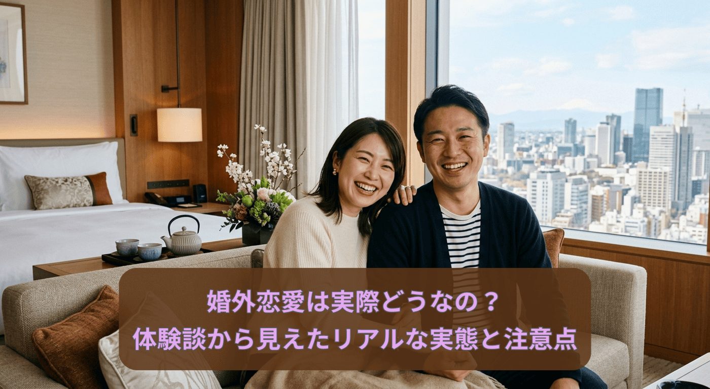 婚外恋愛は実際どうなの？体験談から見えたリアルな実態と注意点