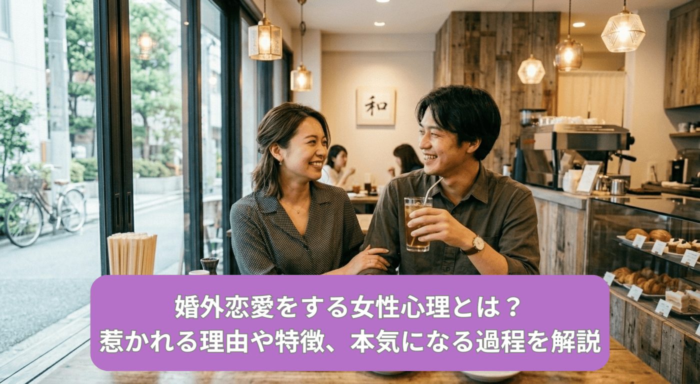 婚外恋愛をする女性心理とは？惹かれる理由や特徴、本気になる過程を解説